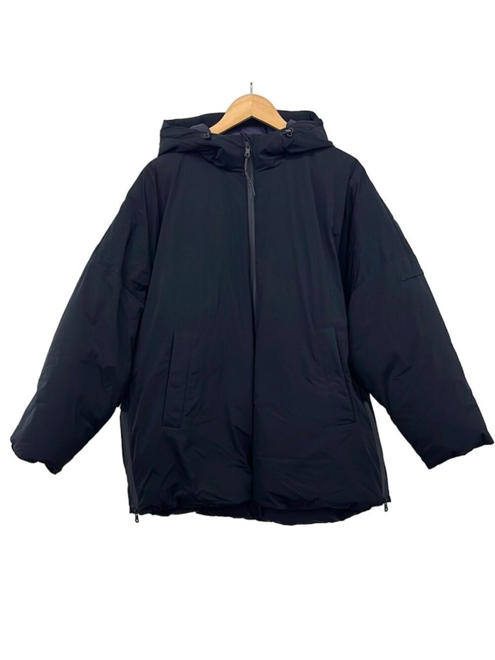 Max Mara Down Jacket M Dark Navy Long Sleeve Winter 40